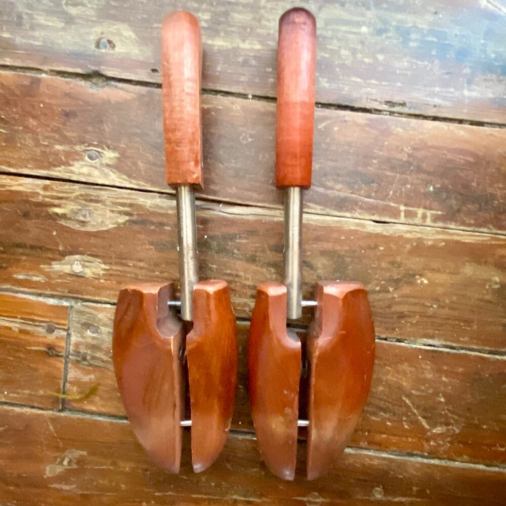 Rochester SHOE KEEPERS No 3 MOHAWK Wooden Split Toe Stretchers Trees 11 1/2''